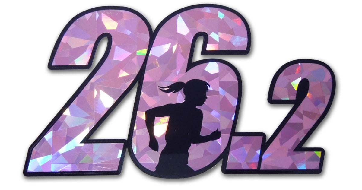 Elektroplate 26.2 Marathon Reflective Decal