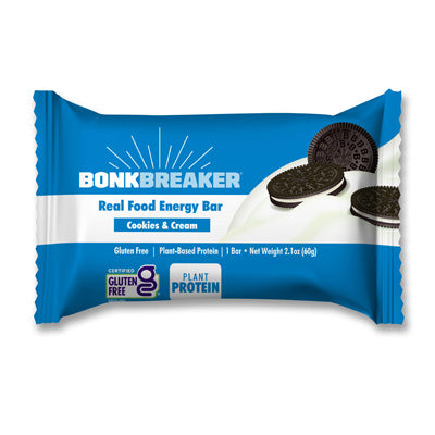 Bonk Breaker Plant Based Protein Bar Cookies & Cream