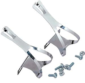 Summit Steel Toe Clips M/L Chrome Pair — Playtri