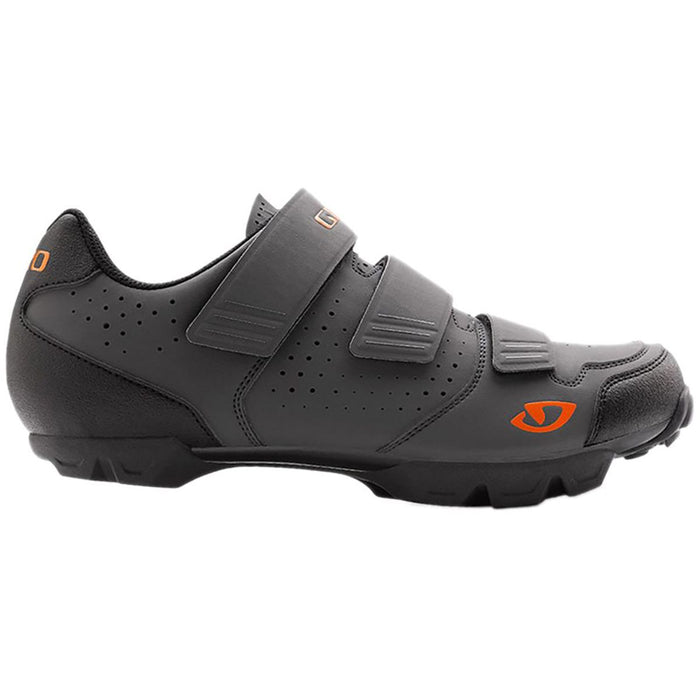 Giro Carbide R Men's Off-Road Shoe - Dark Shadow/Flame Orange