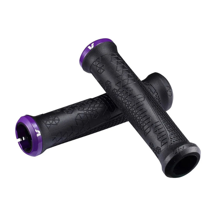 LIV Supera Single Lock-On Grips 135mm Black/Purple