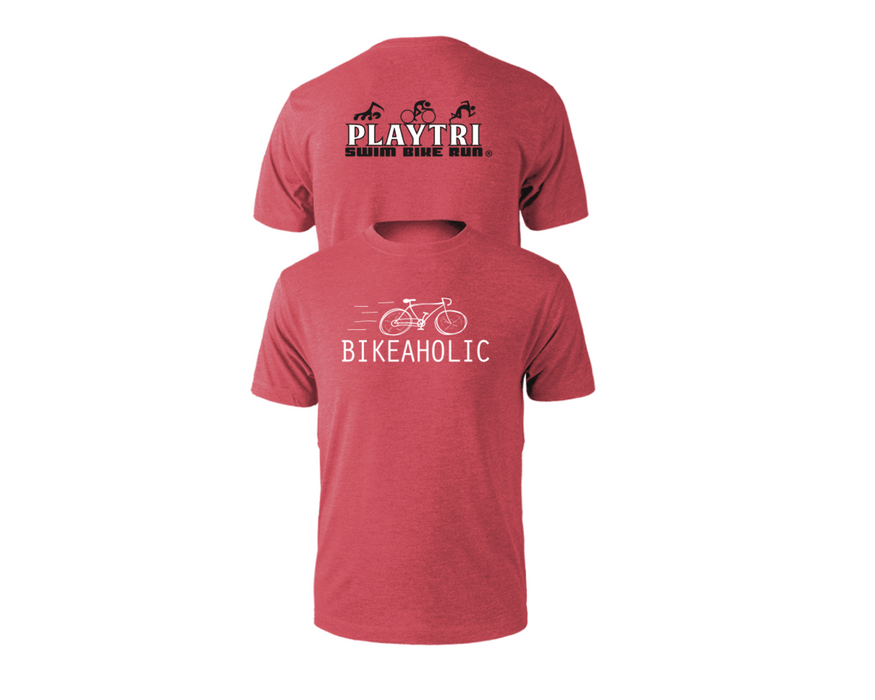 Playtri Men's T-Shirt "Bikeaholic"