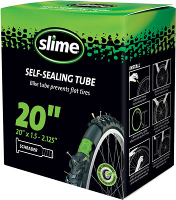 Slime Schrader Valve Self Sealing Inner Tube 20x1.50-2.125