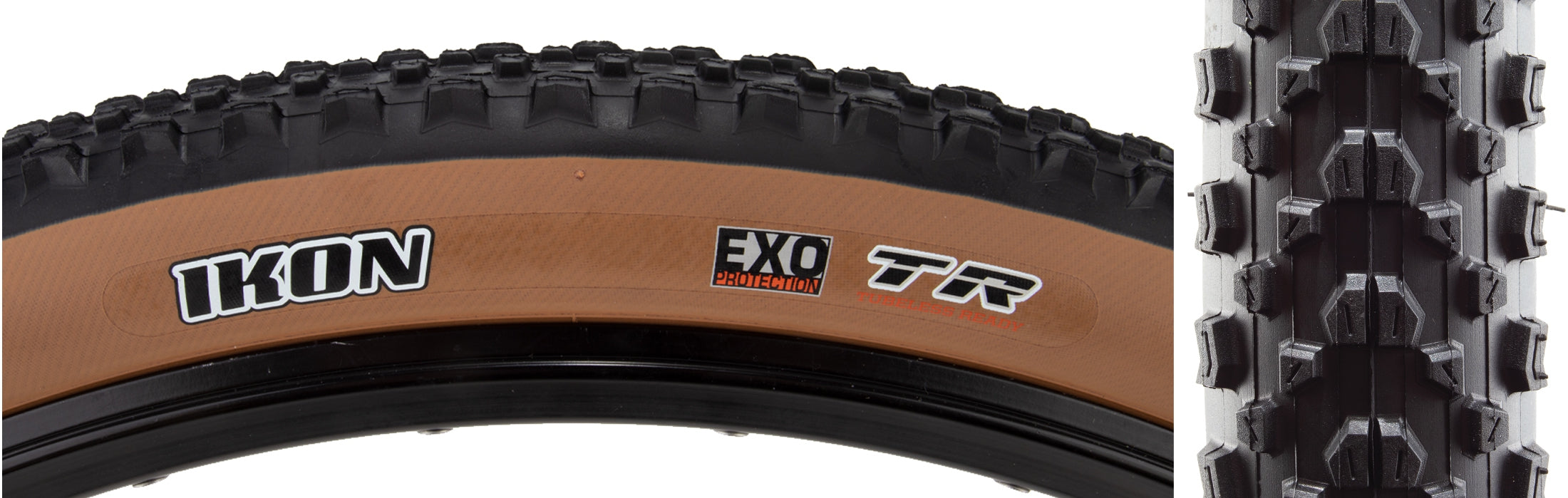 Maxxis Ikon Tire - 27.5 x 2.20, Tubeless, Folding, Black/Dark Tan, EXO