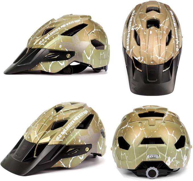 ZVRU Mountain Bike Helmet with Magnetic Goggle and Detachable Visor