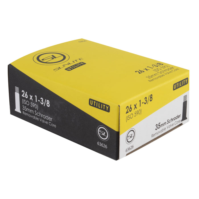 Sunlite Utili_T Standard Schrader Valve Inner Tube 26x1-3/8 35mm