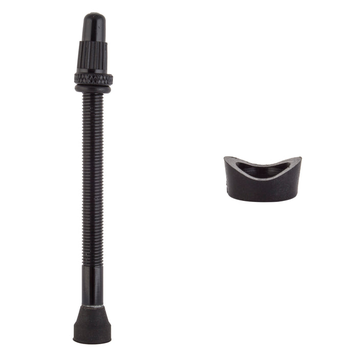 ORIGIN8 Tubeless Valve Alloy Black 70mm