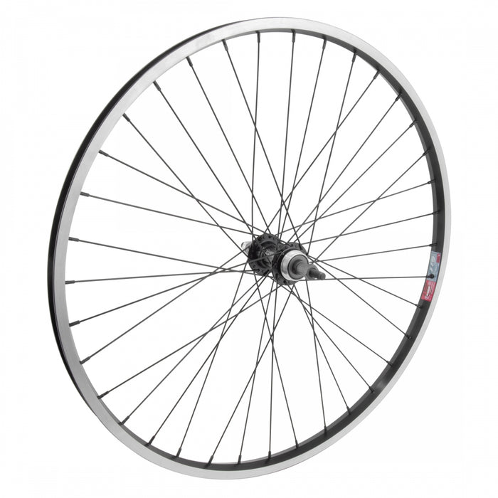 Wheelmaster 26" Alloy Mountain Single Wall Blk/Silver Rear Wheel