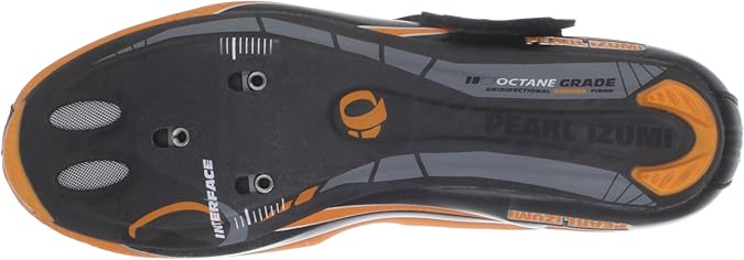 Pearl iZUMi Men's Tri Fly Octane Triathlon Shoes - Size 38.5 Safety Orange/Black