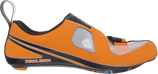 Pearl iZUMi Men's Tri Fly Octane Triathlon Shoes - Size 38.5 Safety Orange/Black