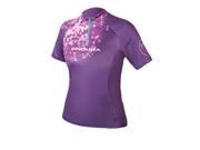 Endura Women's Singletrack II Short Sleeve Cycling Jersey Purple