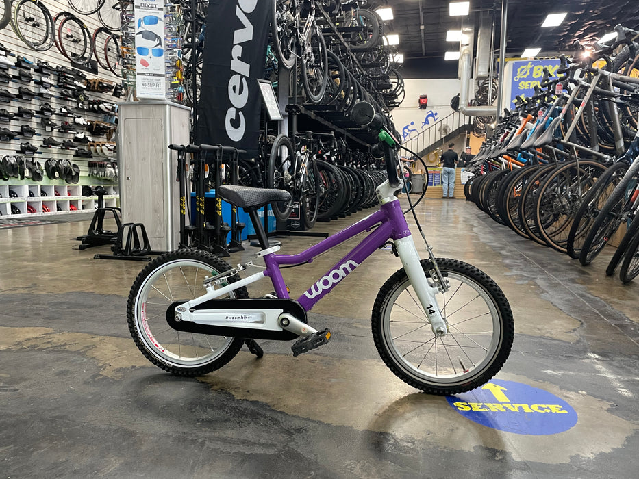 Woom Original 2 14" Bike - Purple Haze DEMO