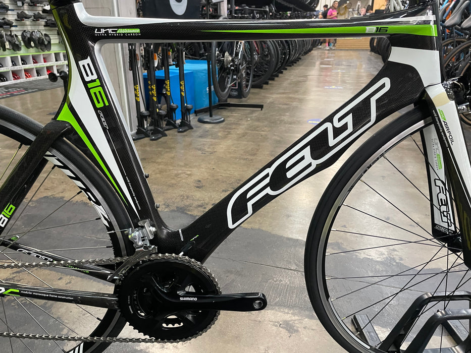 FELT B16 Shimano 10 Speed Black/White/Green - USED