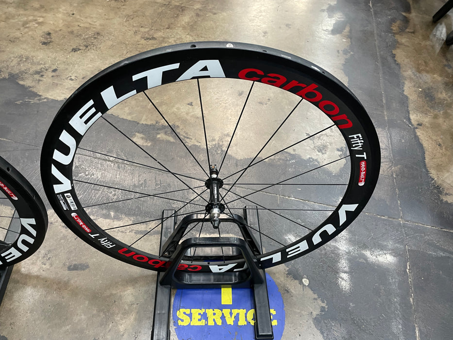 Vuelta Corsa 50T Carbon Tubular Wheelset - USED
