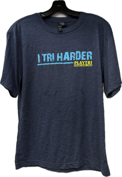 Playtri Men's T-Shirt "I TRI HARDER"