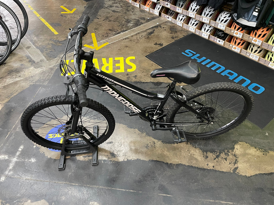 Mongoose Excursion 24" 21 Speed Kids Mountain Bike -  Black USED