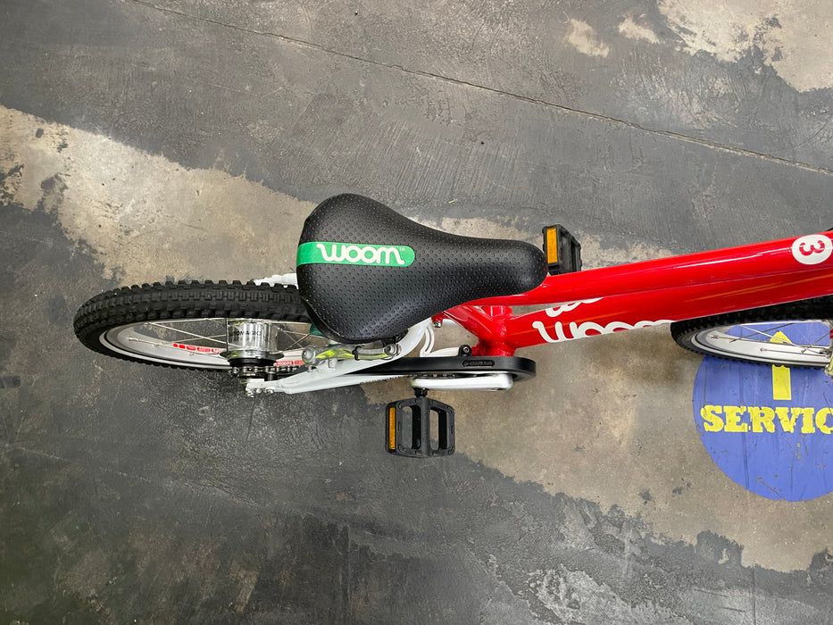 Woom Original 3 Automagic 16" Bike - Woom Red DEMO
