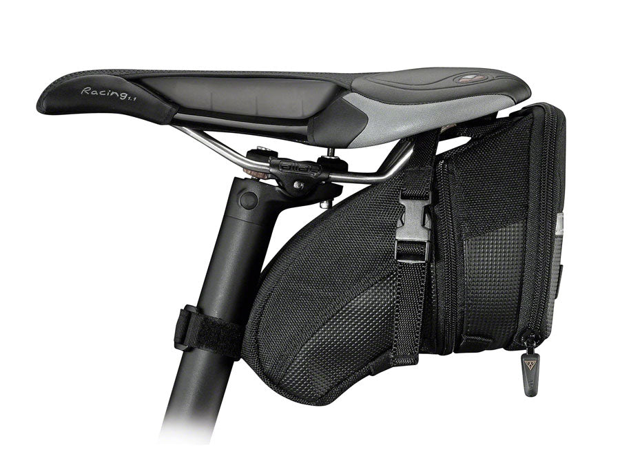 Topeak Aero Wedge Seat Bag - Strap-on Large, Black