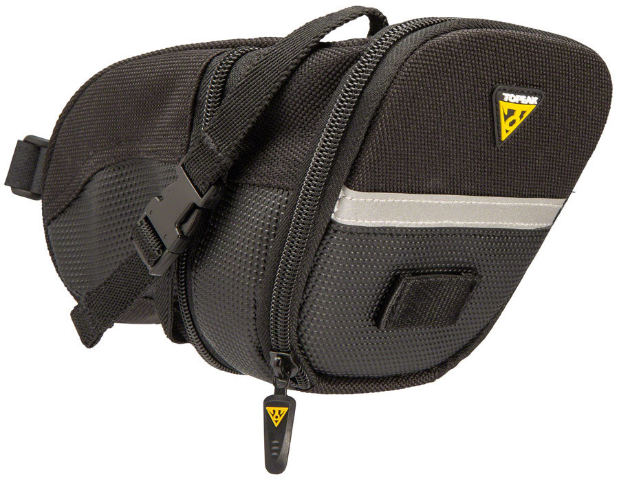 Topeak Aero Wedge Seat Bag - Strap-on Large, Black