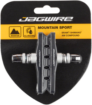 Jagwire Mountain Sport Brake Pads Threaded Post Black