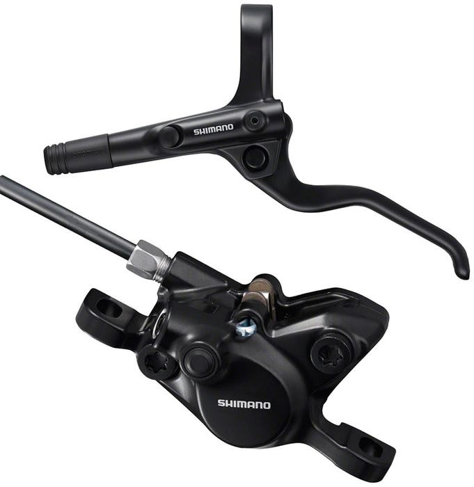 Shimano BR-MT200 Disc Brake and BL-MT201 Lever - Front, Hydraulic, 2-Piston, Post Mount, Black