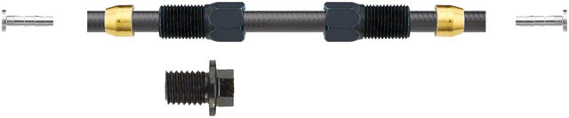 Jagwire Sport Mineral Oil Hydraulic Hose Kit for Shimano Dura Ace, Ultegra, 105, GRX, 2000mm, Black