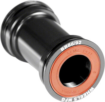 Wheels Manufacturing BB86/92 Shimano Bottom Bracket with ABEC-3 Bearings Black Cups