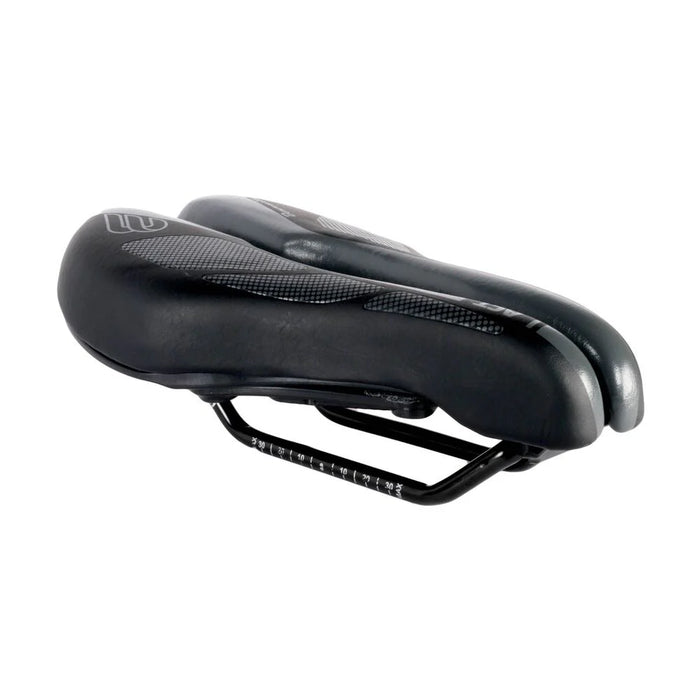 Bisaddle Adjustable Shape Bike Saddle - Bonneville Distance w/ Titanium Rails