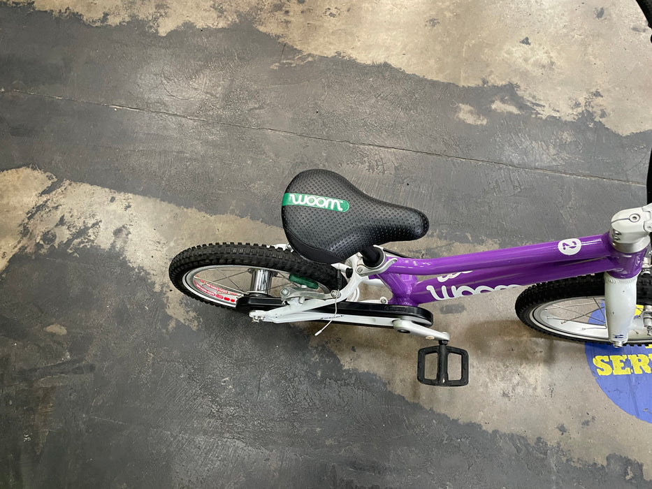 Woom Original 2 14" Bike - Purple Haze DEMO