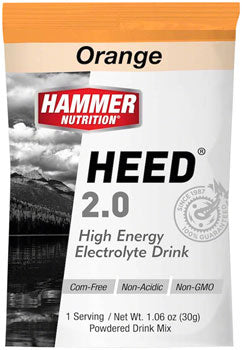 Hammer Nutrition HEED 2.0 High Energy Electrolyte Drink - Orange Single Serving Packet