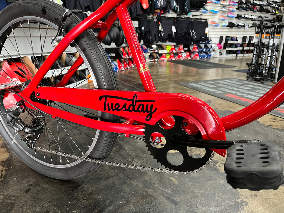 Tuesday Cycles June 7 7-Speed - Red  Demo 2021