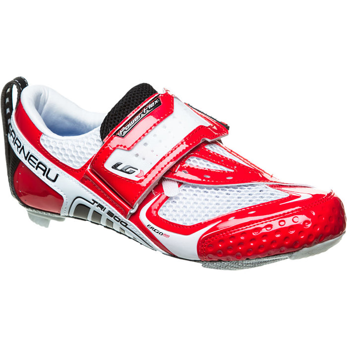 Louis Garneau Men's Tri 300 Triathlon Shoes - Size 38, Red/White