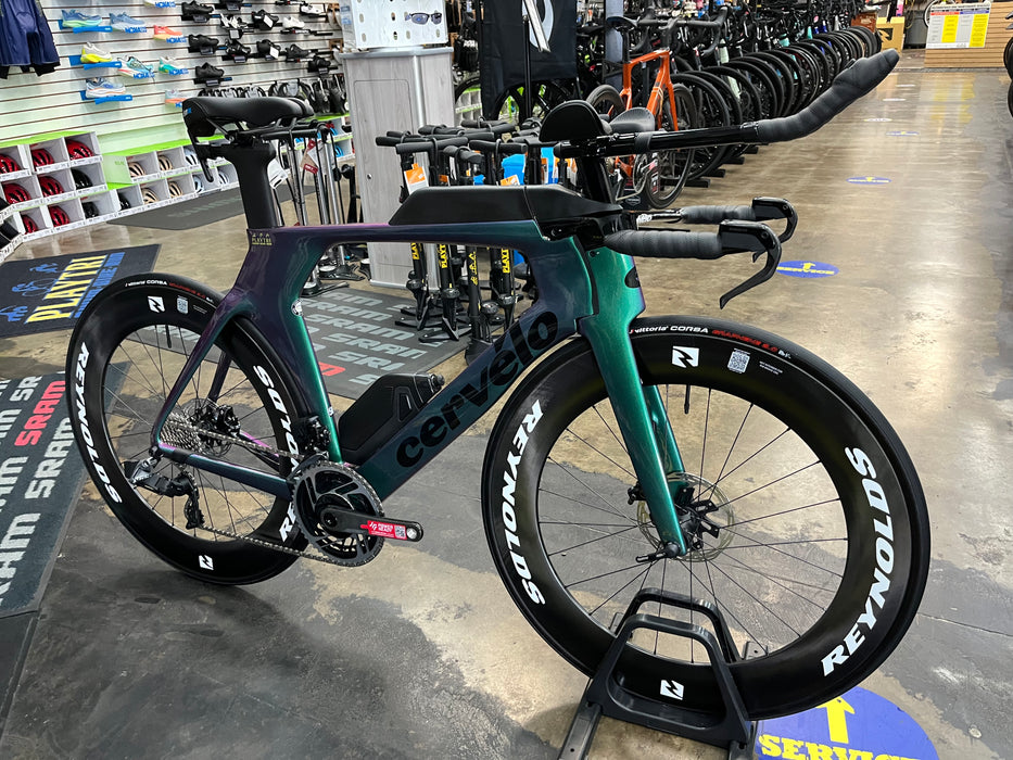 Cervelo P5 SRAM Red eTap AXS 12 Speed w/ Reynolds AR80 Wheels