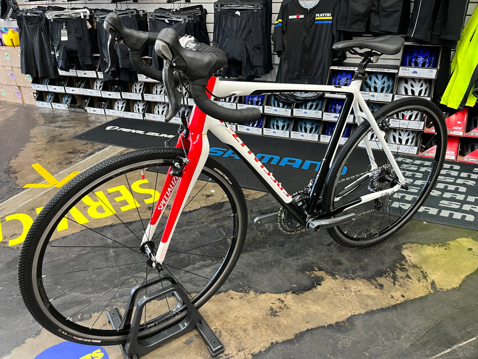 Specialized Crux Shimano Ultegra 10 Speed - White/Black/Red USED
