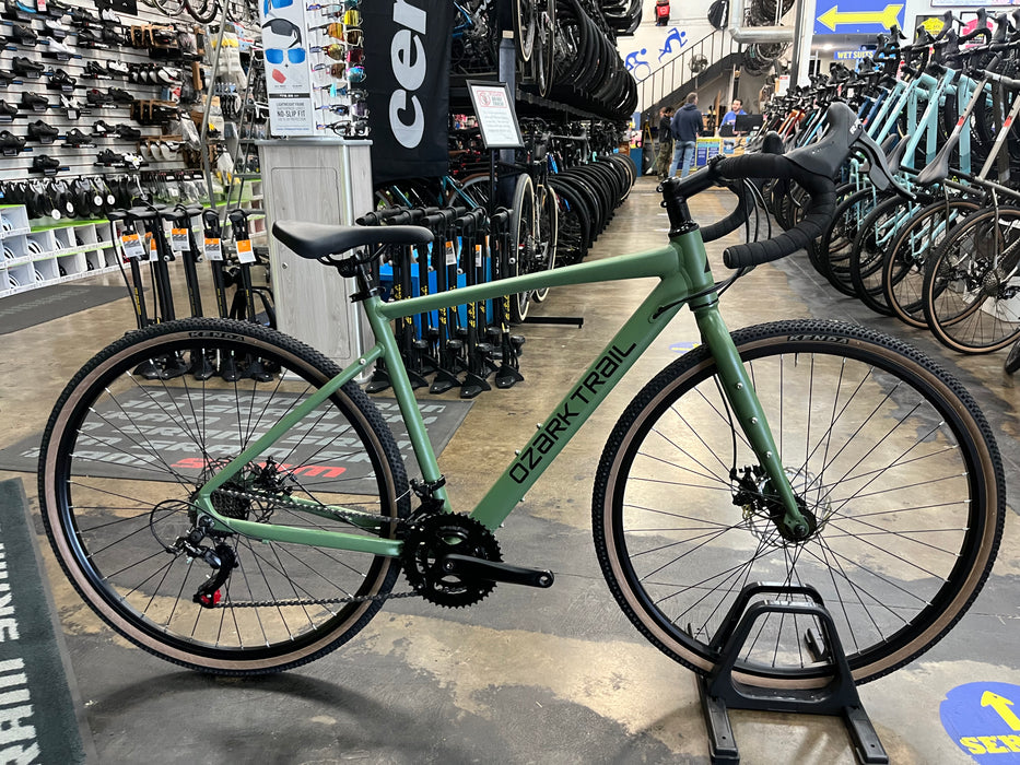 Ozark Trail G.1 Explorer Gravel Bike 7 Speed - Green USED