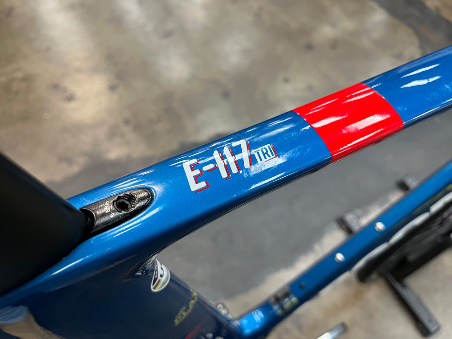 Argon 18 E-117 Disc Shimano Ultegra Di2 11 Speed w/ Profile Design GMR 50 Wheels - Blue 2023