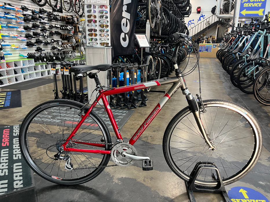 Gary Fisher Zebrano Comfort Hybrid Bike Shimano Acera 8 Speed - Red USED