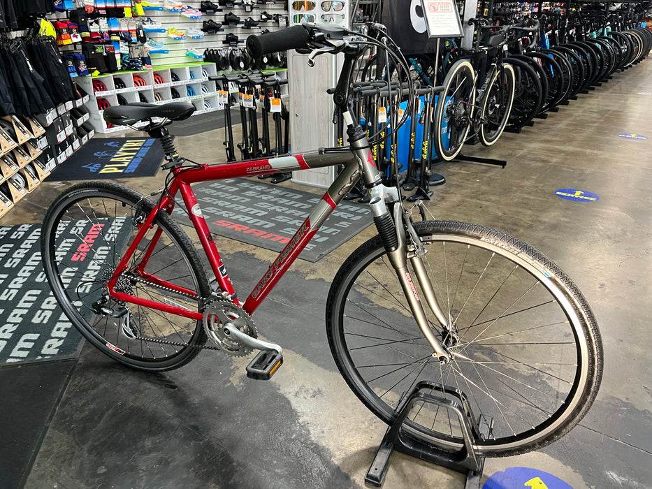 Gary Fisher Zebrano Comfort Hybrid Bike Shimano Acera 8 Speed - Red USED