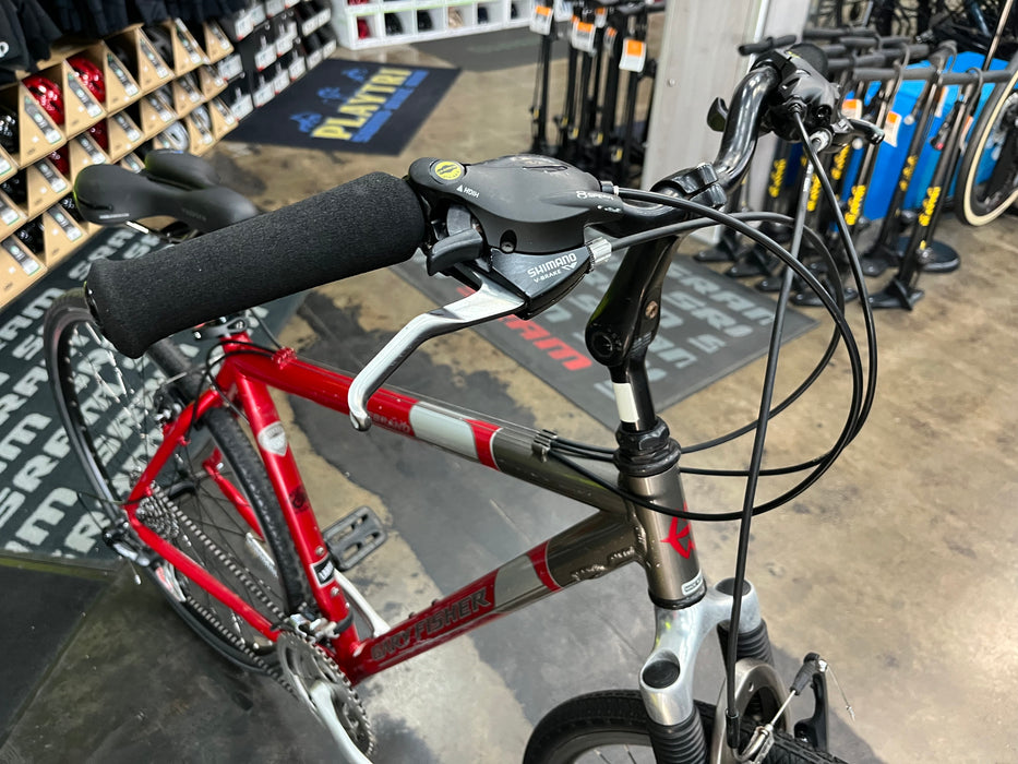 Gary Fisher Zebrano Comfort Hybrid Bike Shimano Acera 8 Speed - Red USED