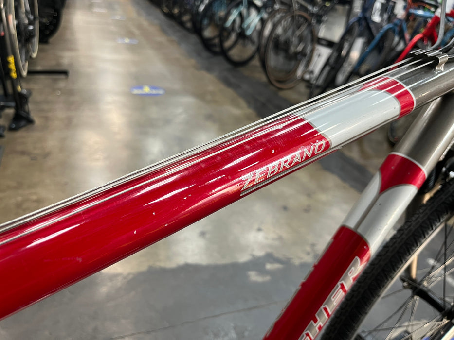 Gary Fisher Zebrano Comfort Hybrid Bike Shimano Acera 8 Speed - Red USED