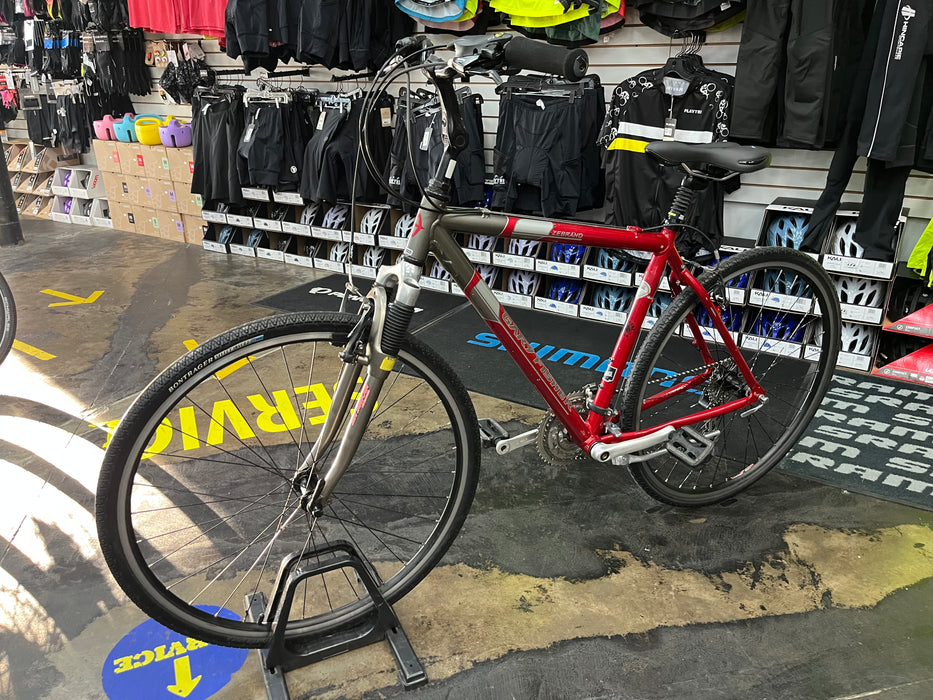Gary Fisher Zebrano Comfort Hybrid Bike Shimano Acera 8 Speed - Red USED
