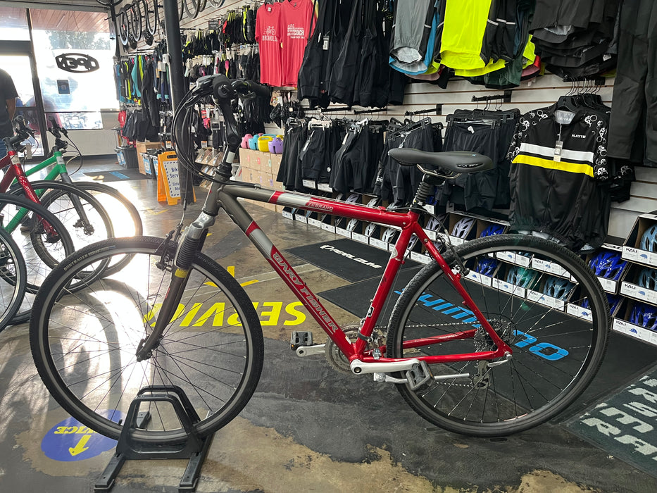 Gary Fisher Zebrano Comfort Hybrid Bike Shimano Acera 8 Speed - Red USED