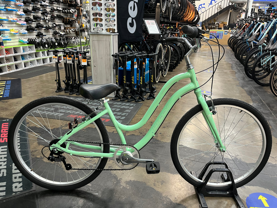 Huffy Parkside SE 27.5 Comfort Hybrid 7 Speed - Mint Green USED