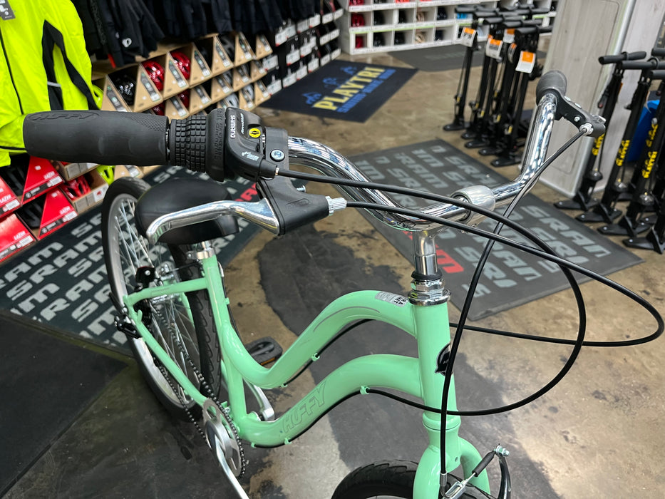 Huffy Parkside SE 27.5 Comfort Hybrid 7 Speed - Mint Green USED