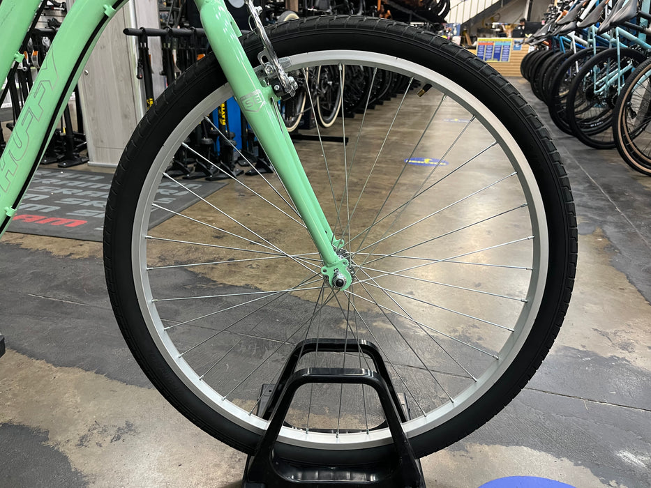 Huffy Parkside SE 27.5 Comfort Hybrid 7 Speed - Mint Green USED