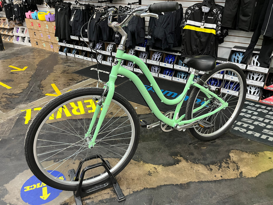 Huffy Parkside SE 27.5 Comfort Hybrid 7 Speed - Mint Green USED