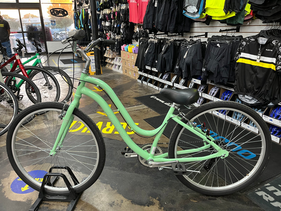 Huffy Parkside SE 27.5 Comfort Hybrid 7 Speed - Mint Green USED