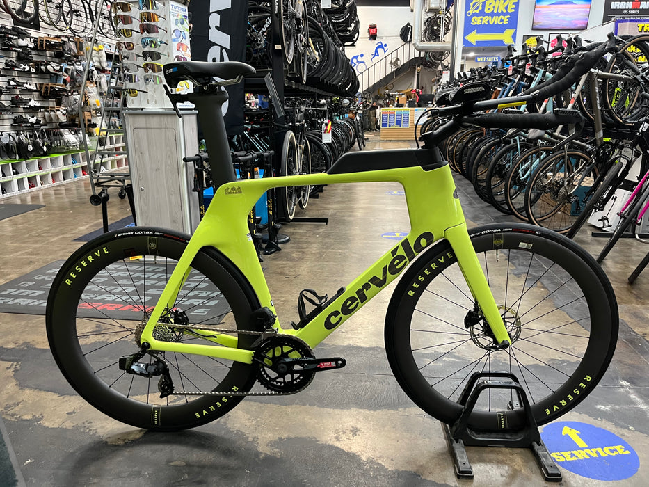 Cervelo P-Series SRAM Rival eTap AXS w/Reserve Wheels 52|63 - Paris Green
