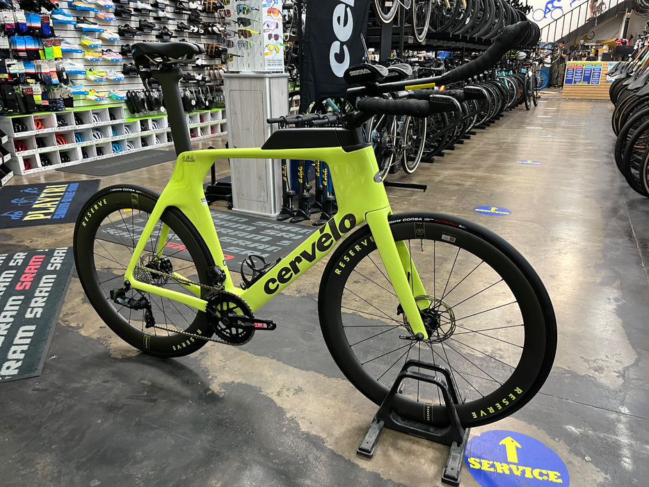 Cervelo P-Series SRAM Rival eTap AXS w/Reserve Wheels 52|63 - Paris Green