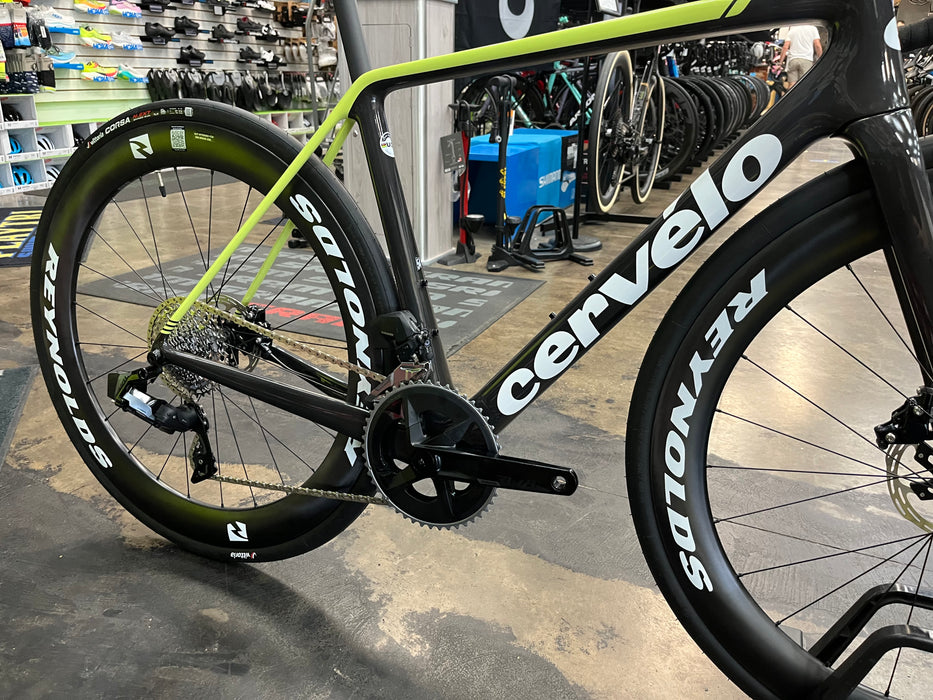 Cervelo R5 SRAM Rival eTap AXS w/ Reynolds AR60 Wheels - Paris Green